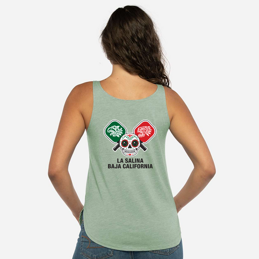 La Salina Baja California Racerback Tank Top Design 03