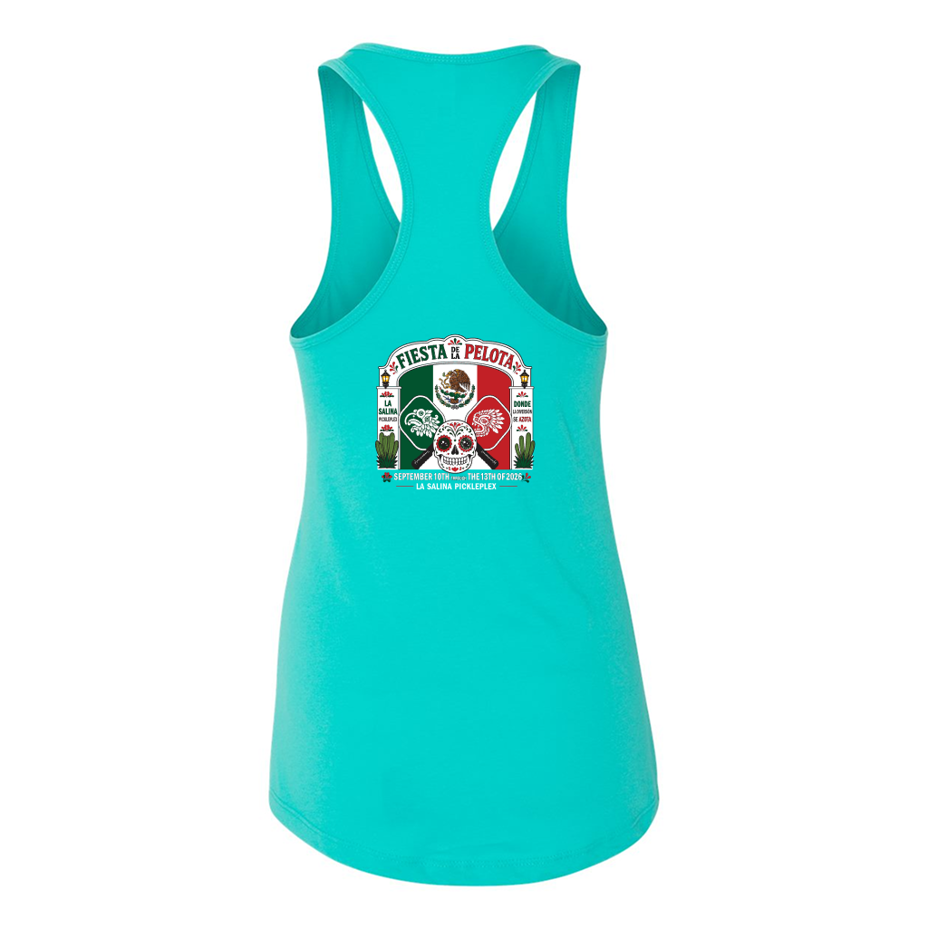 La Salina Baja California Racerback Tank Top Design 19
