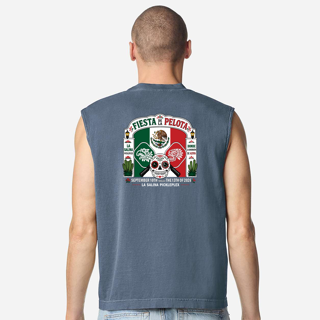 La Salina Baja California MEN Tshirt Sleeveless Design 501 GRY