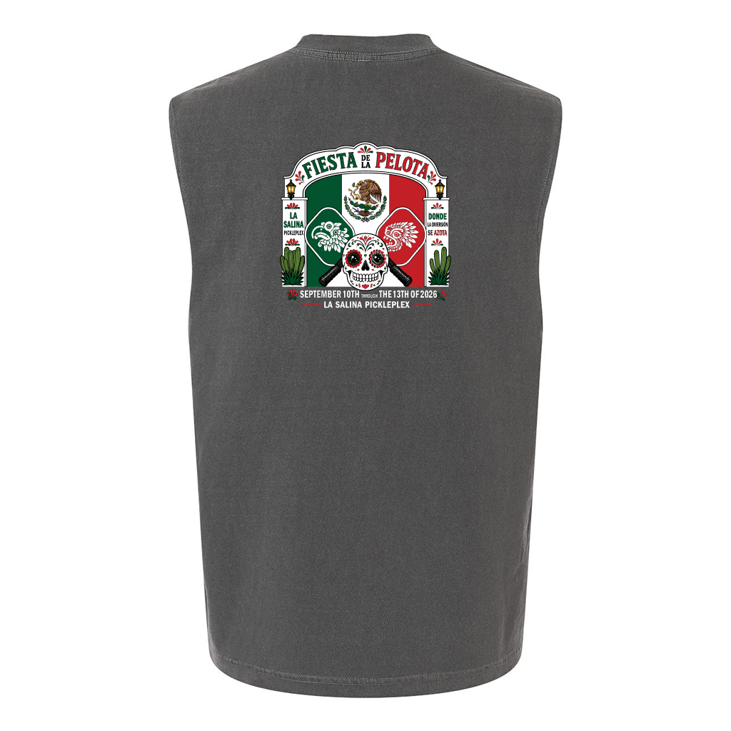 La Salina Baja California MEN Tshirt Sleeveless Design 501 GRY