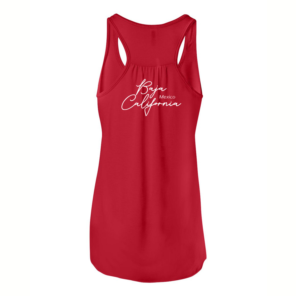 La Salina Pickleball Women's Flowy Racerback Tank Design 01
