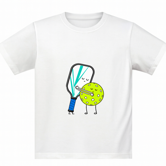 Pickleball White Tshirt Without Text Design 01