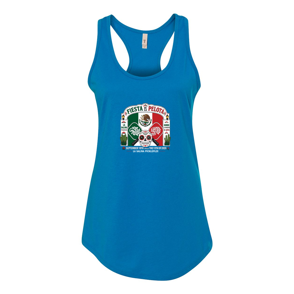 La Salina Baja California Racerback Tank Top Design 04