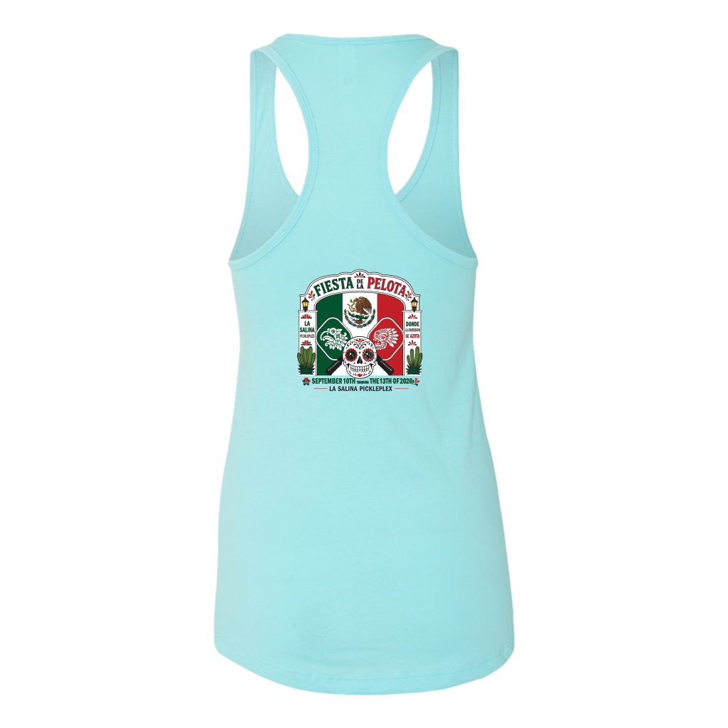 La Salina Baja California Racerback Tank Top Design 10