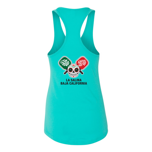 La Salina Baja California Racerback Tank Top Design 19