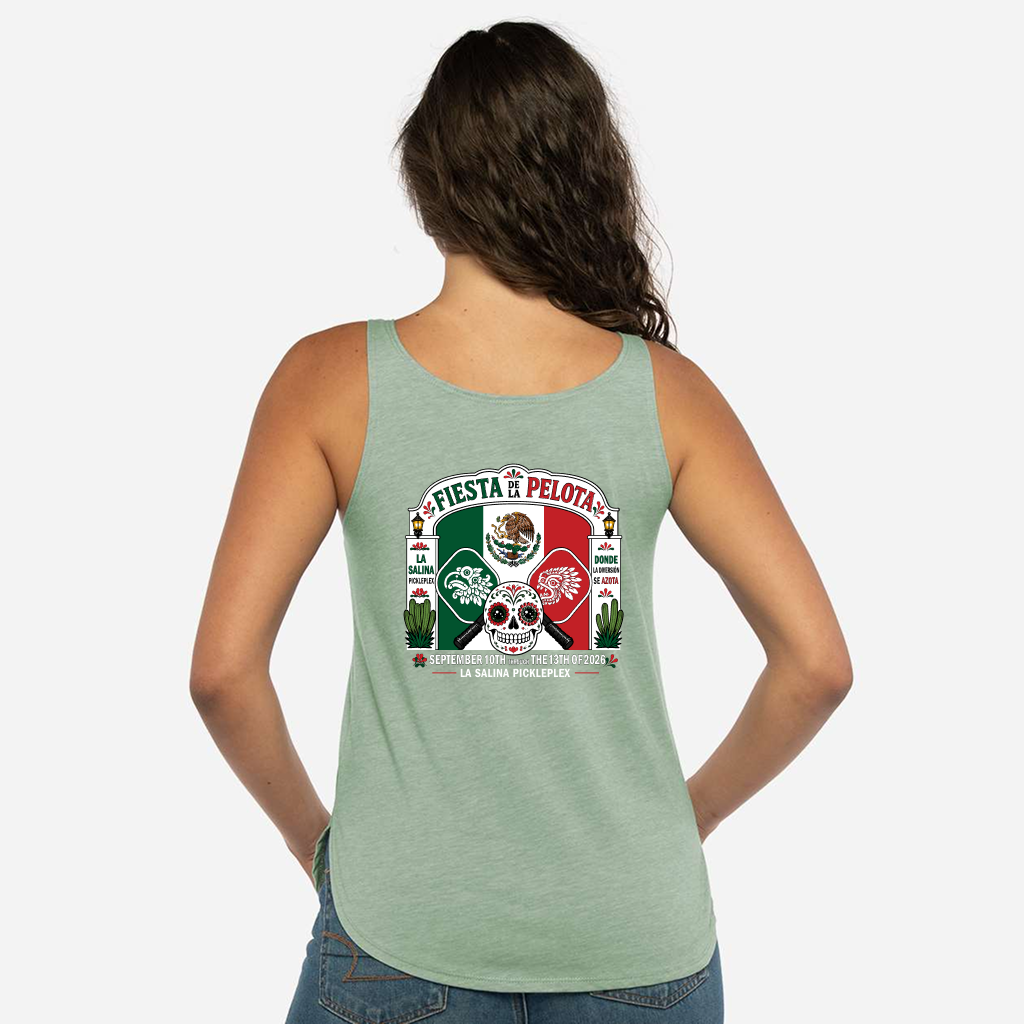 La Salina Baja California Racerback Tank Top Design 103