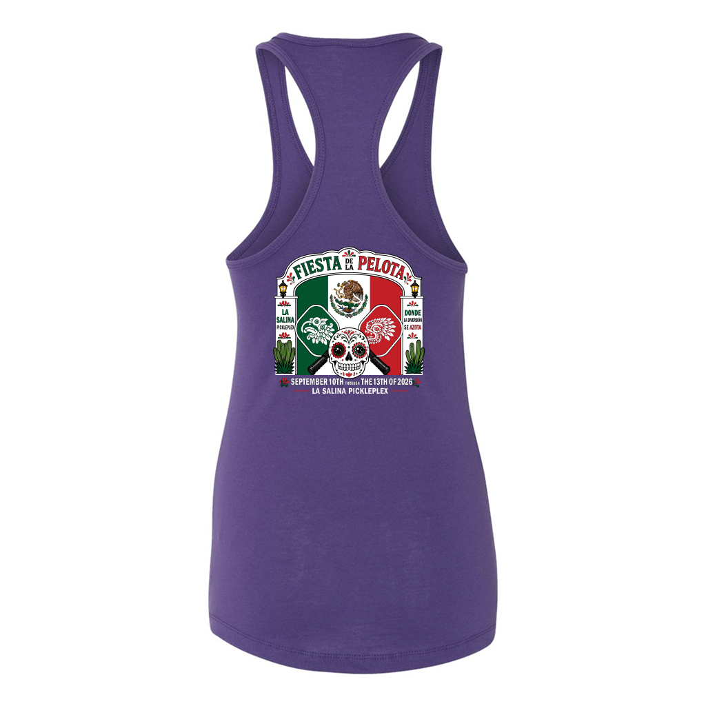 La Salina Baja California Racerback Tank Top Design 103