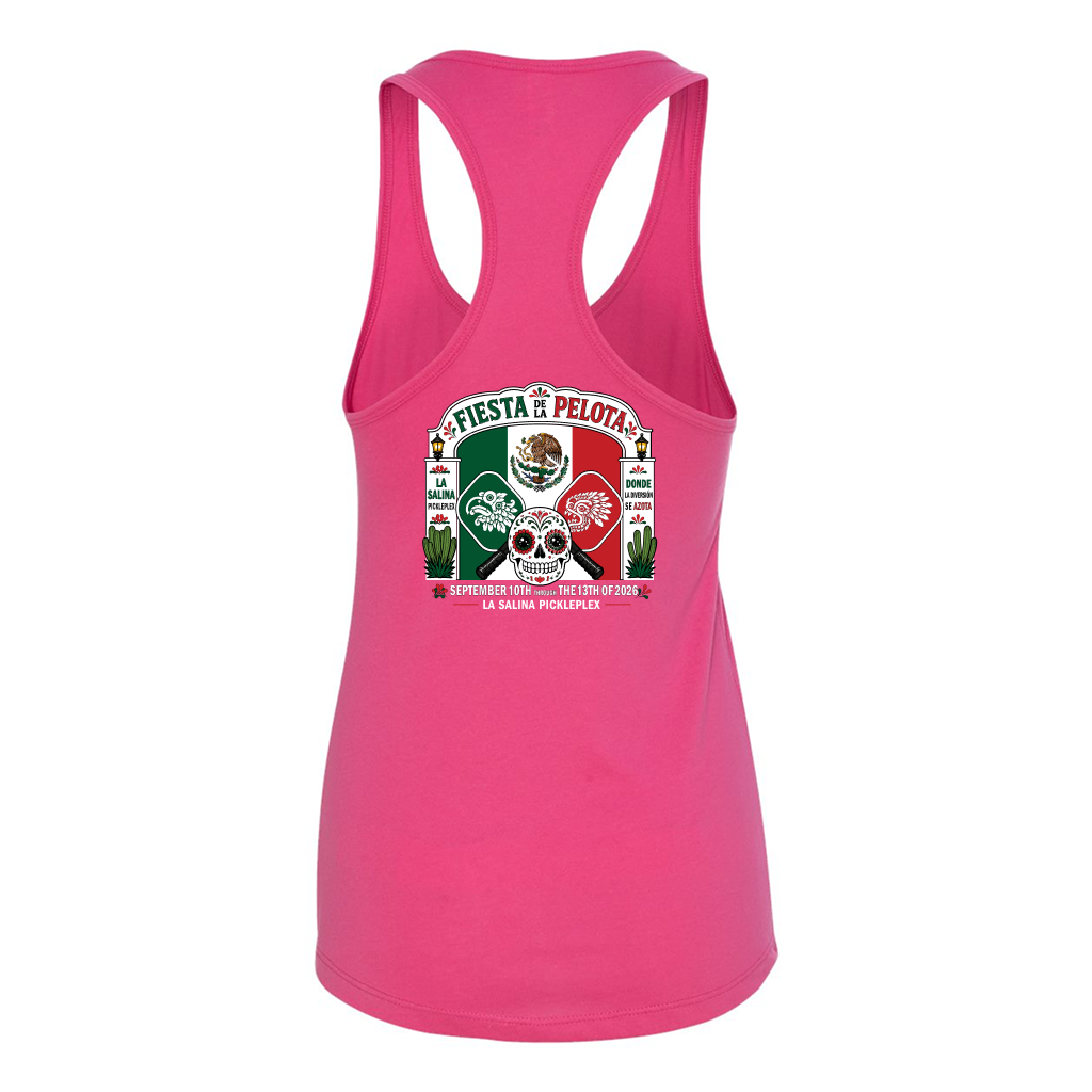 La Salina Baja California Racerback Tank Top Design 104