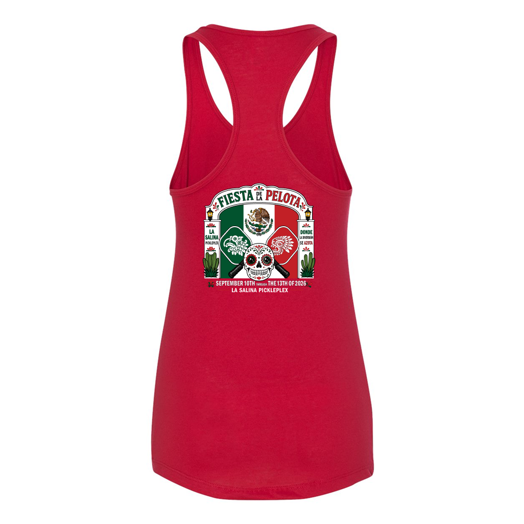 La Salina Baja California Racerback Tank Top Design 105