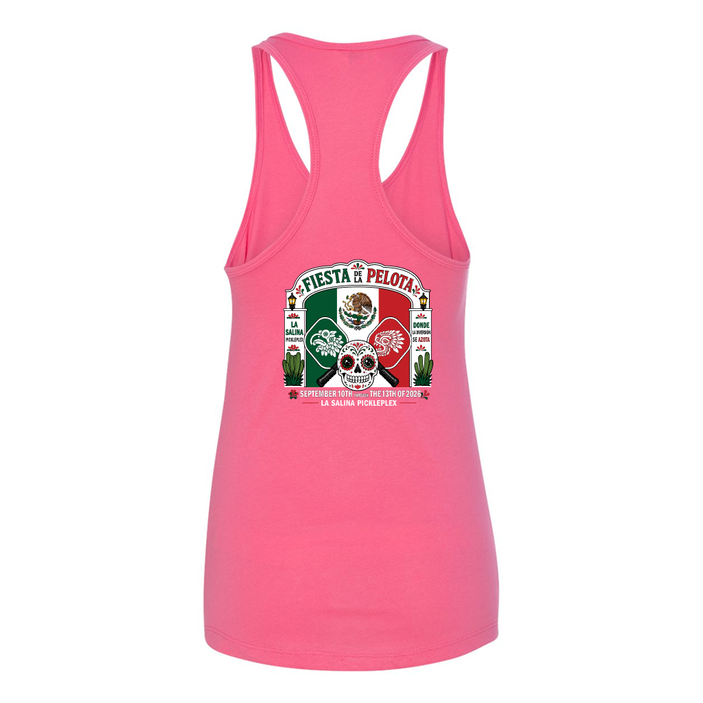La Salina Baja California Racerback Tank Top Design 108