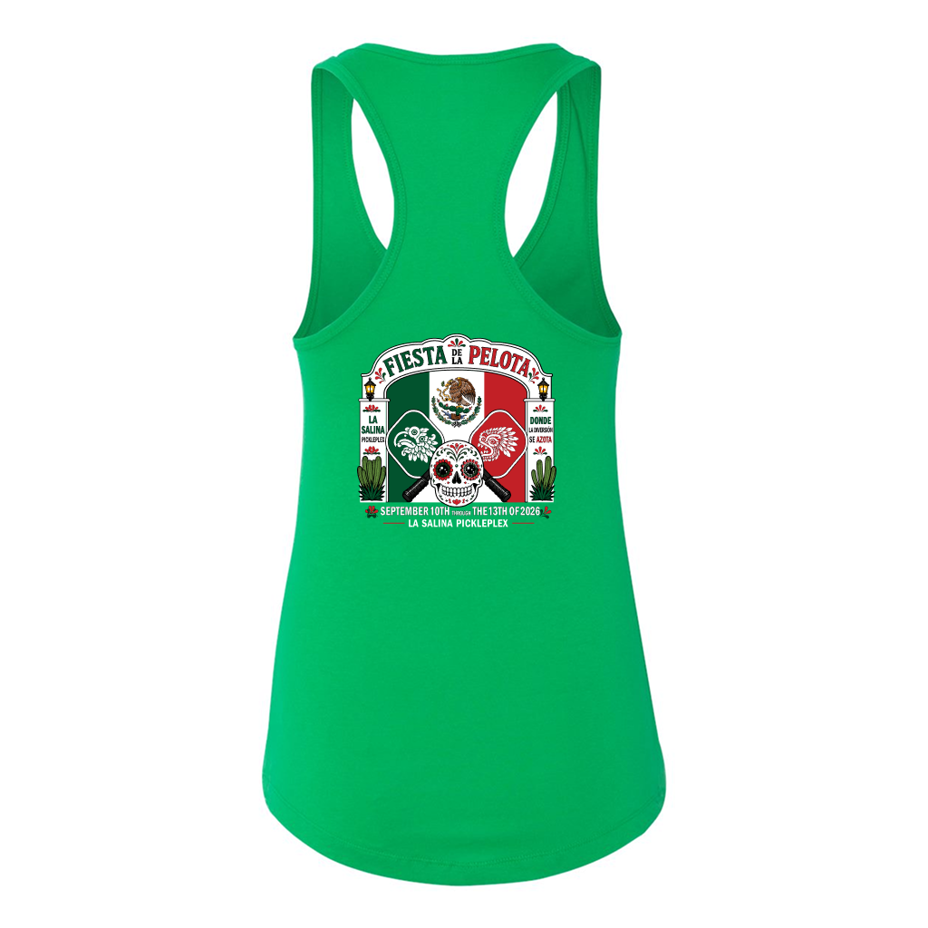 La Salina Baja California Racerback Tank Top Design 109