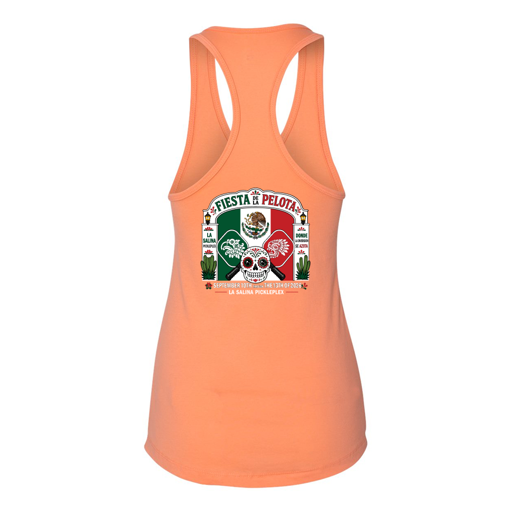 La Salina Baja California Racerback Tank Top Design 110