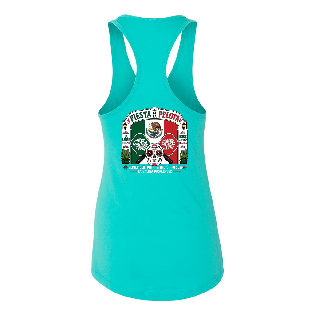 La Salina Baja California Racerback Tank Top Design 116