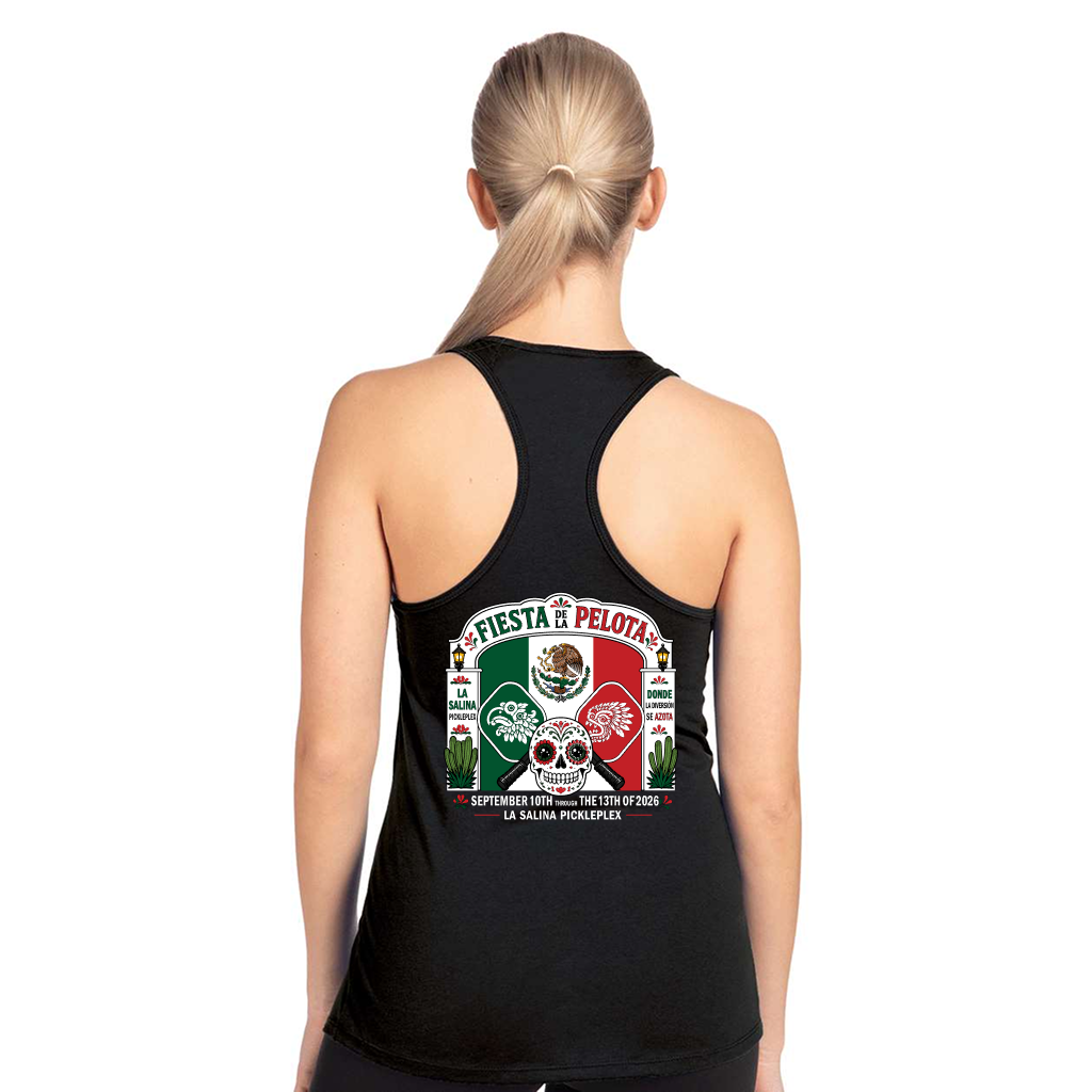 La Salina Baja California Racerback Tank Top Design 117