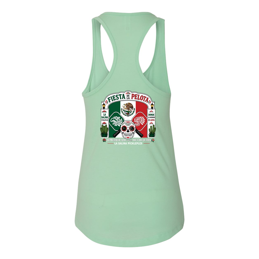 La Salina Baja California Racerback Tank Top Design 102
