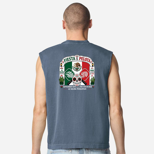 La Salina Baja California MEN  Tshirt Sleeveless Design 501 GRY