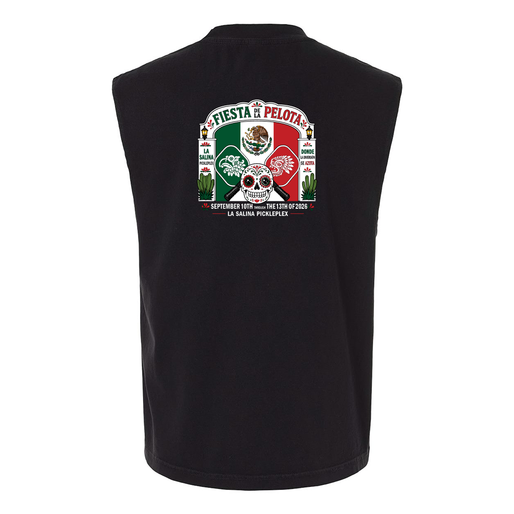 La Salina Baja California MEN  Tshirt Sleeveless Design 501 BLK
