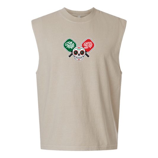 La Salina Baja California MEN  Tshirt Sleeveless Design 501 CREAM