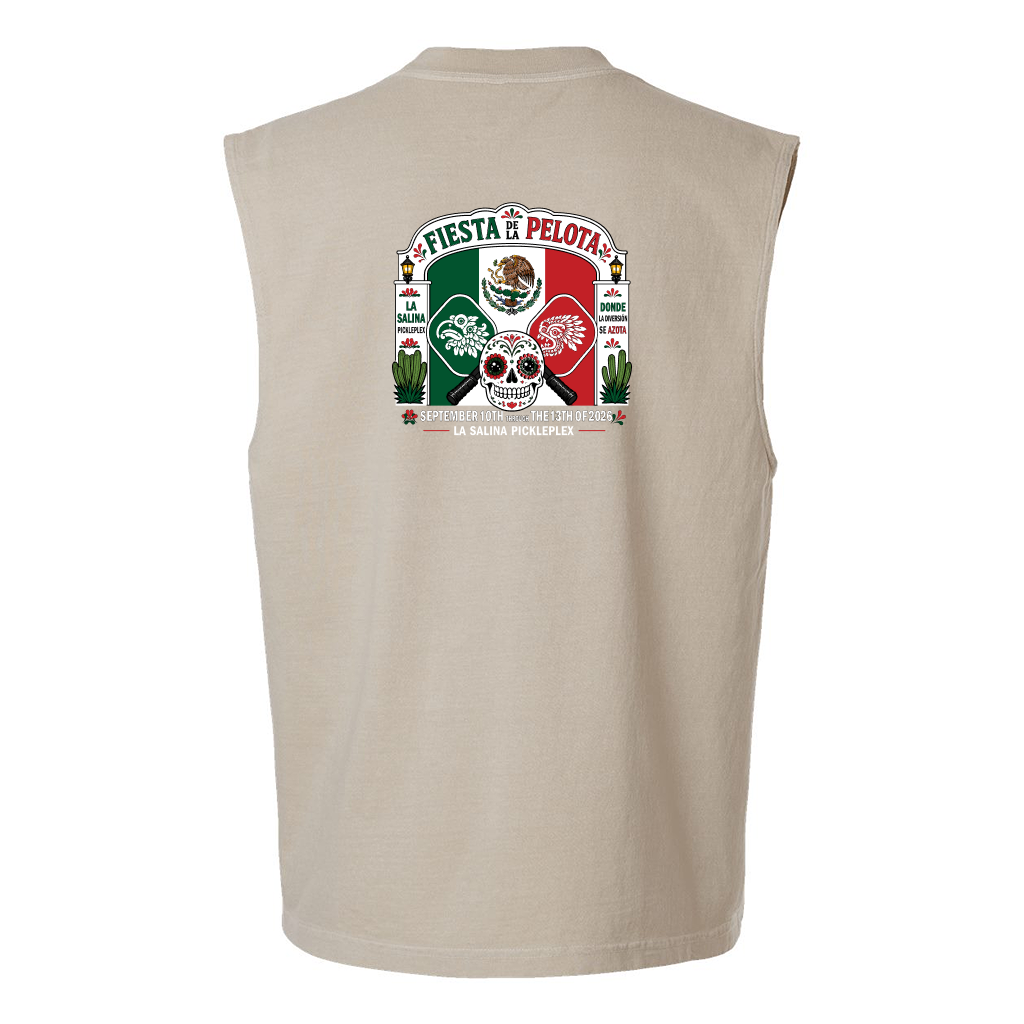La Salina Baja California MEN  Tshirt Sleeveless Design 501 CREAM