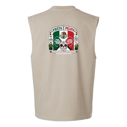 La Salina Baja California MEN  Tshirt Sleeveless Design 501 CREAM