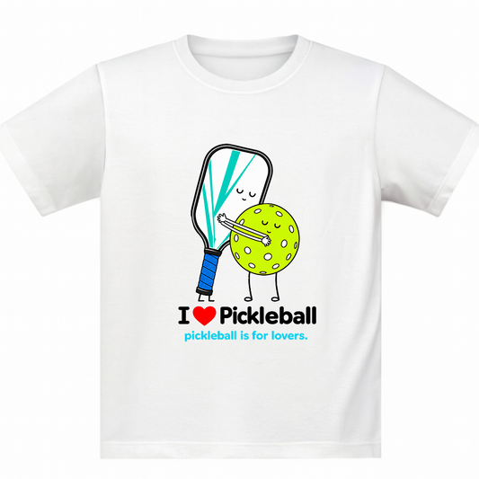 Pickleball White Tshirt Design 04