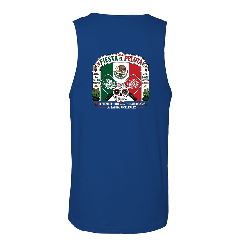 La Salina Baja California Women  Tshirt Sleeveless Design 501 BLUE