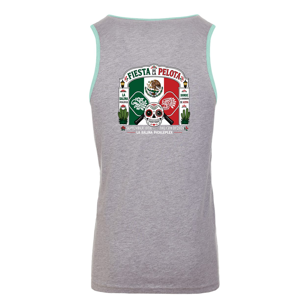 La Salina Baja California Women  Tshirt Sleeveless Design 501 GREY