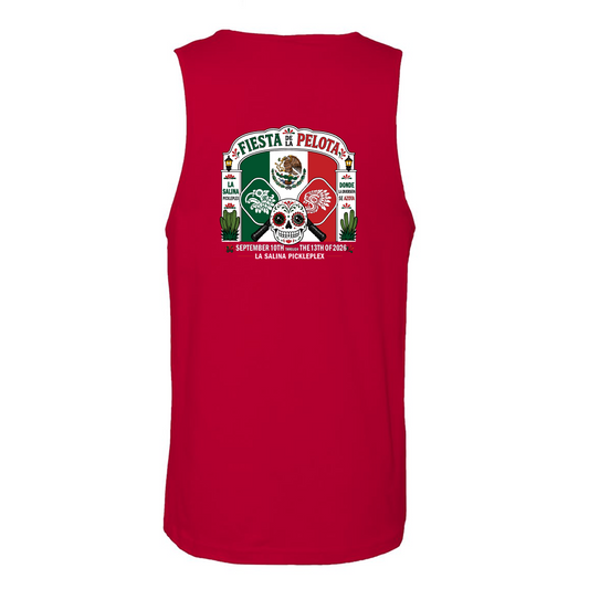 La Salina Baja California Women  Tshirt Sleeveless Design 501 RED