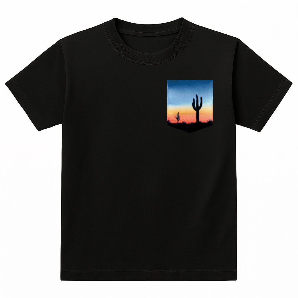 Pocket Black Tshirt 10 Design 30