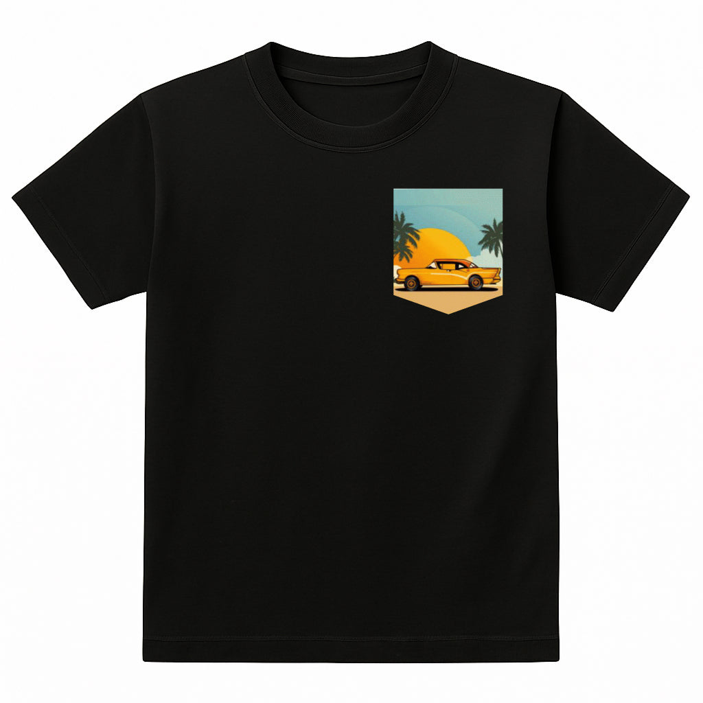 Pocket Black Tshirt 11 Design 31
