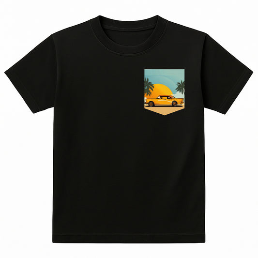 Pocket Black Tshirt 11 Design 31