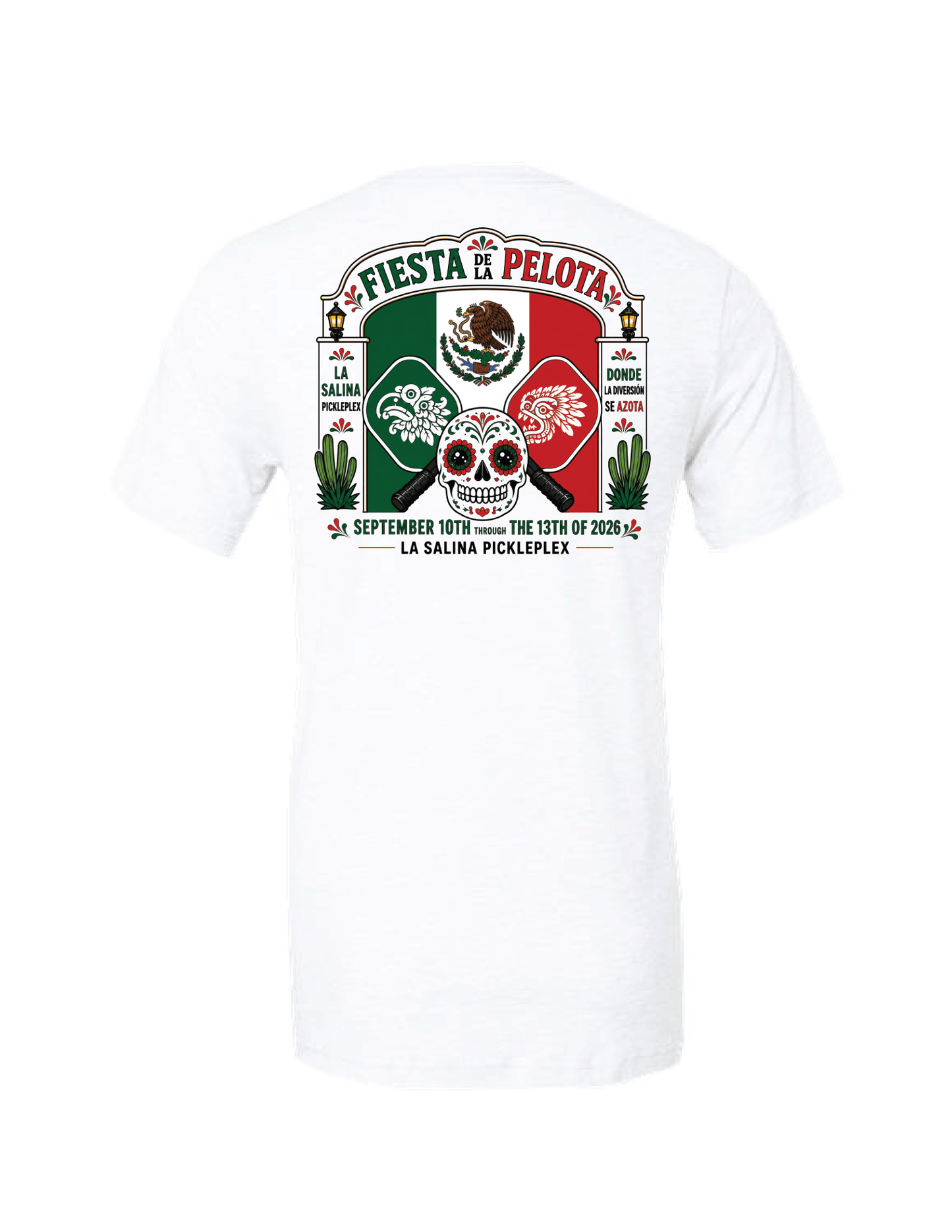 Fiesta De La Pelota White Design 01