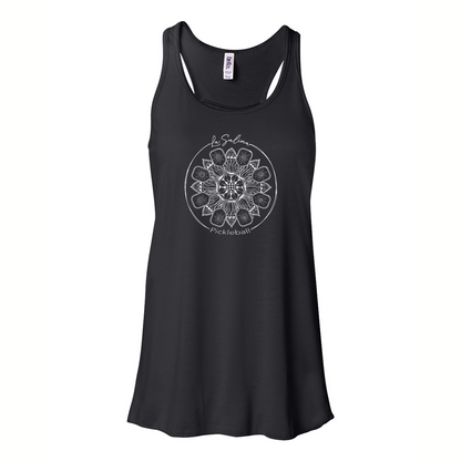 La Salina Pickleball Women's Flowy Racerback Tank Design 04