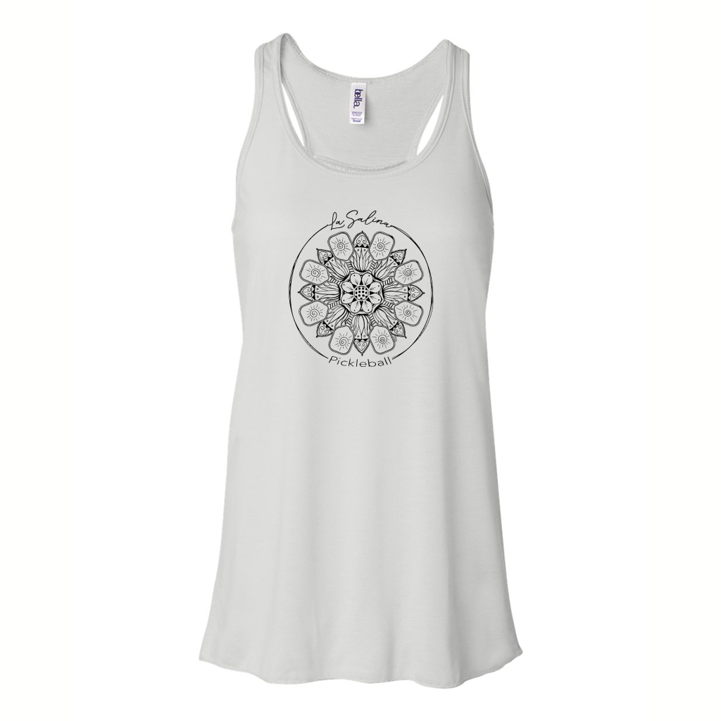 La Salina Pickleball Women's Flowy Racerback Tank Design 05