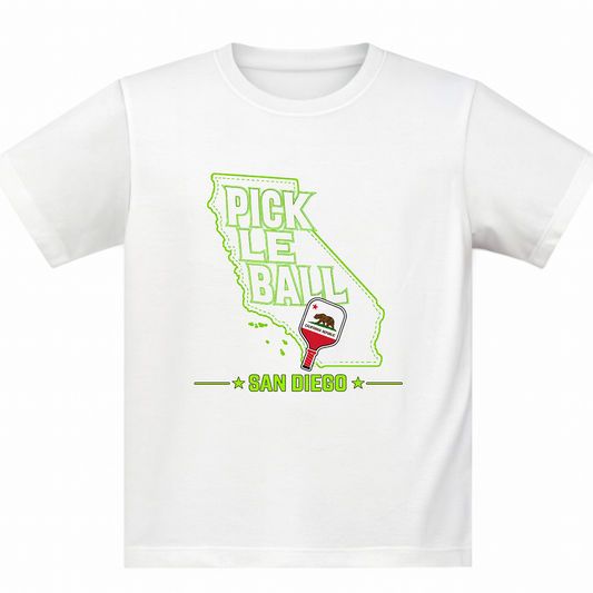 Pickleball White Tshirt Design 02