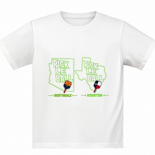 Pickleball White Tshirt Design 03